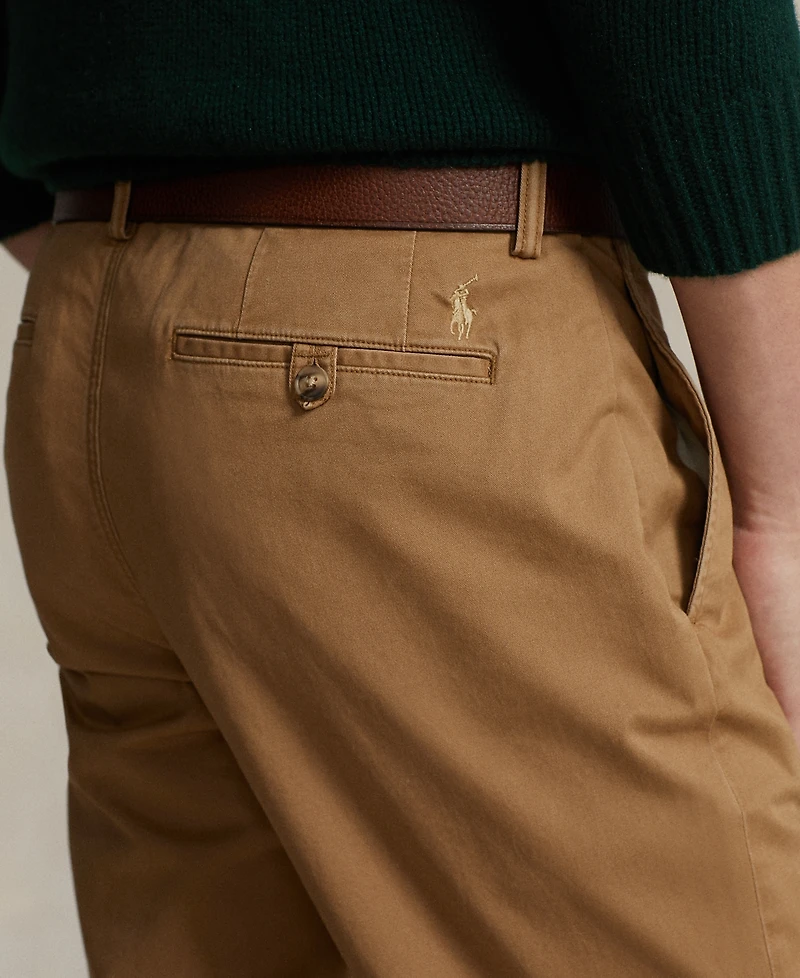 Polo Ralph Lauren Men's Straight-Fit Washed Stretch Chino Pants