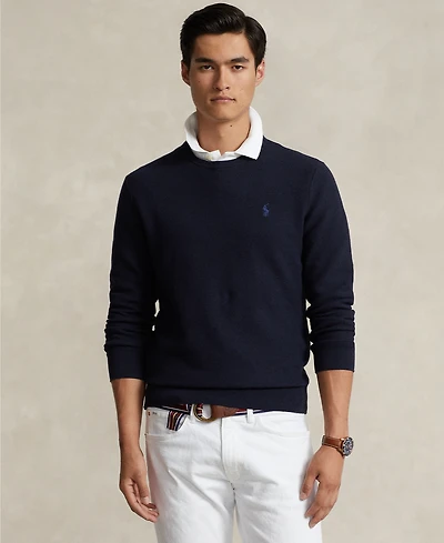 Polo Ralph Lauren Men's Textured Cotton Crewneck Sweater