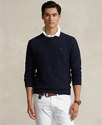 Polo Ralph Lauren Men's Textured Cotton Crewneck Sweater