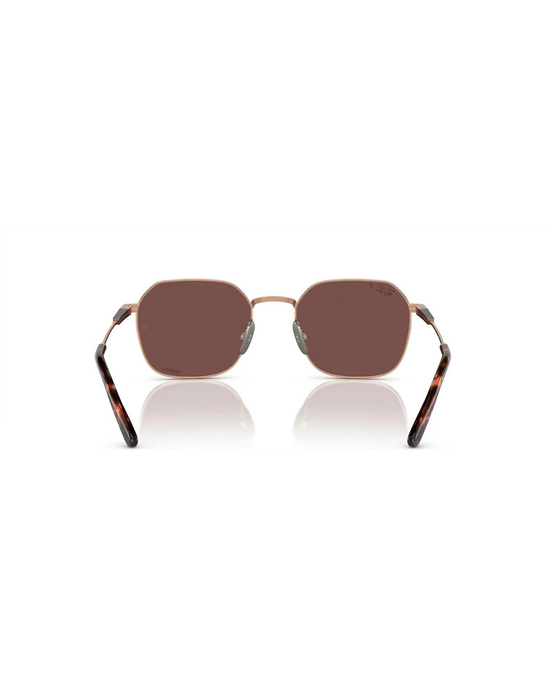 Ray-Ban Unisex Jim Titanium Polarized Sunglasses, RB8094