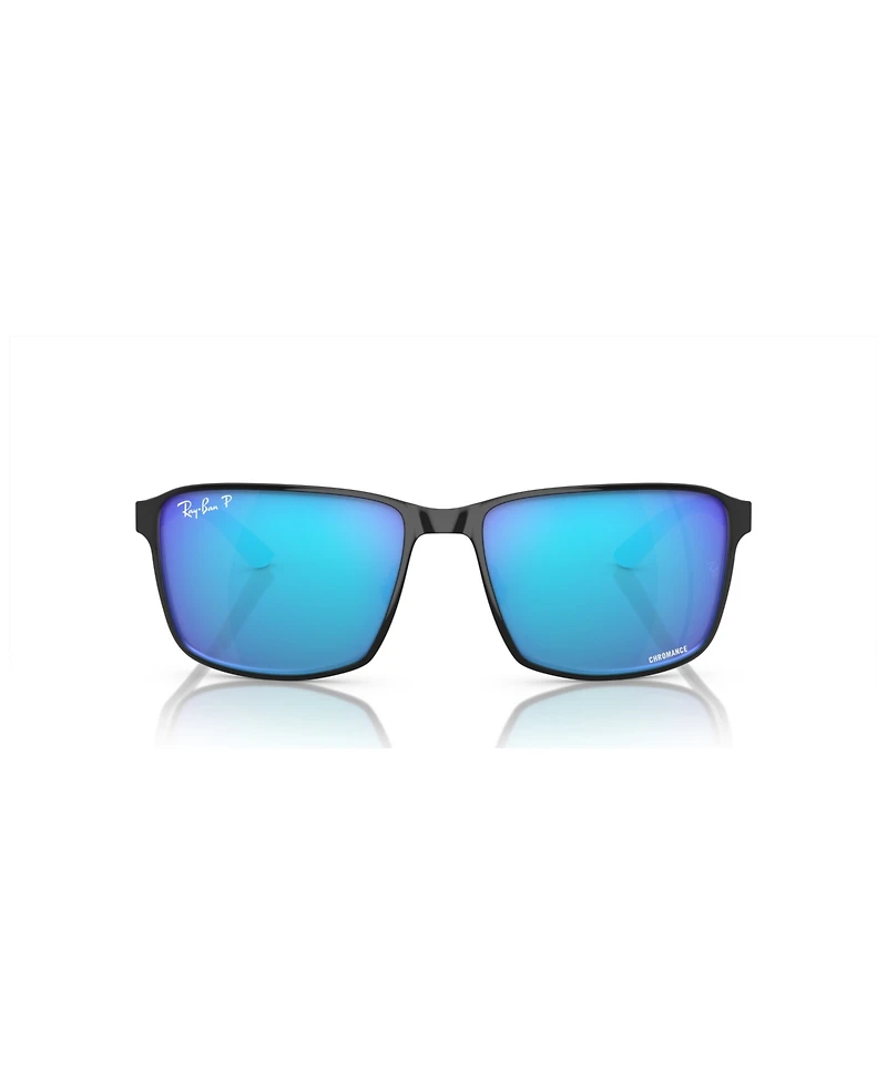 Ray-Ban Unisex Polarized Sunglasses, Mirror RB3721CH