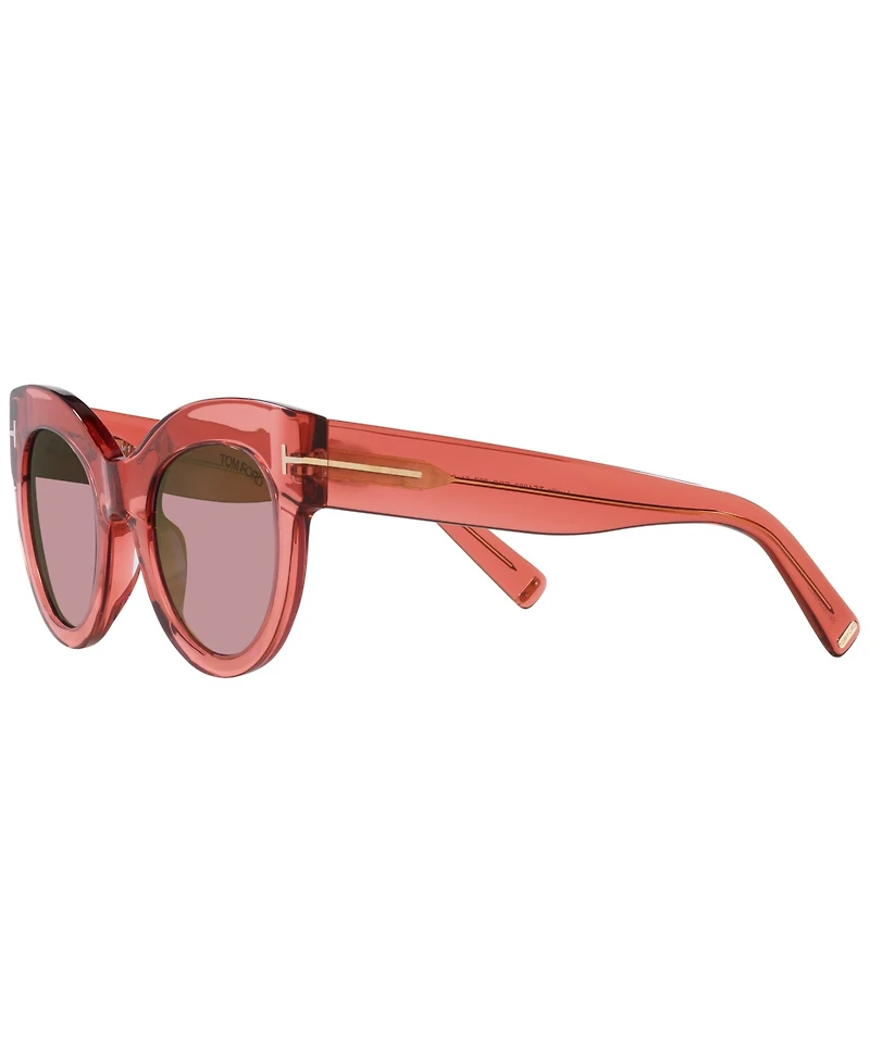 Tom Ford Women's Lucilla Sunglasses, Mirror Gradient TR001699