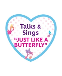 Disney Junior Minnie Mouse Sing and Dance Butterfly Ballerina Lights and Sounds Plush, Sings "Just Like a Butterfly"