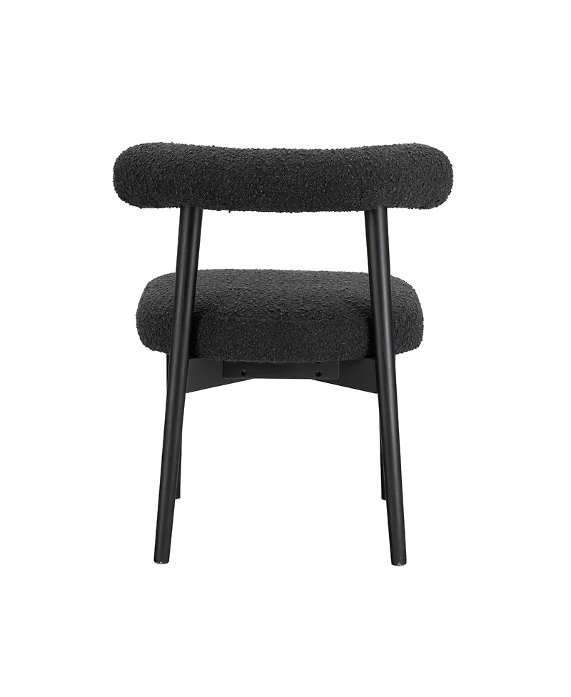 Tov Furniture 1 Piece Boucle Upholstered Side Chair