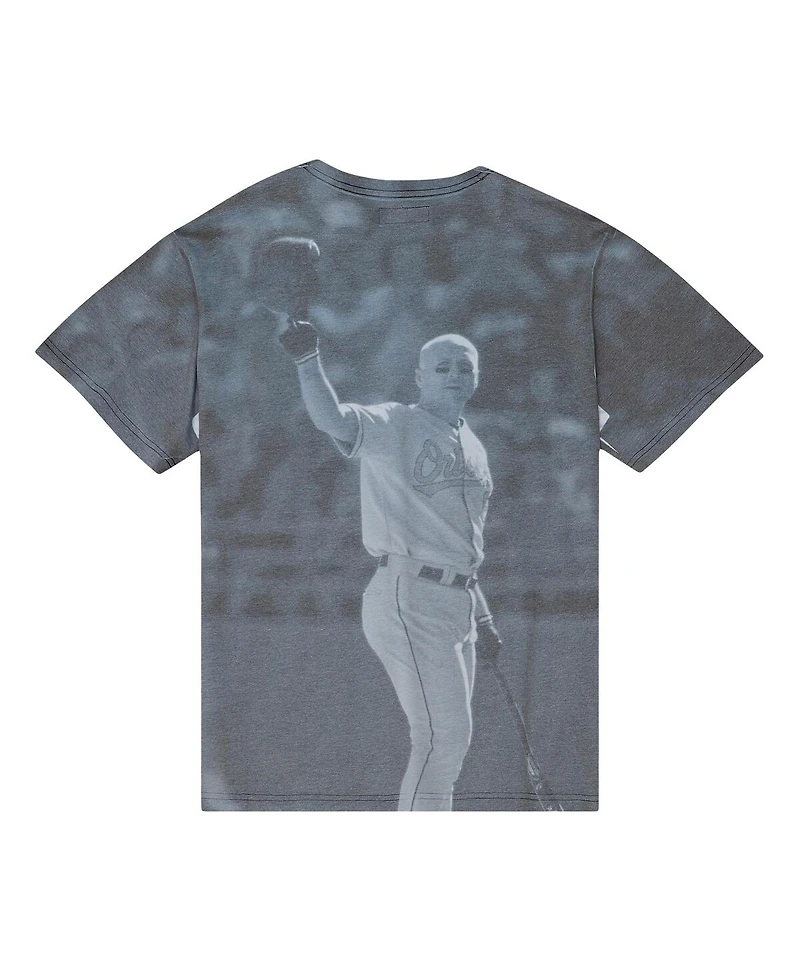 Men's Mitchell & Ness Cal Ripken Jr. Baltimore Orioles Cooperstown Collection Highlight Sublimated Player Graphic T-shirt