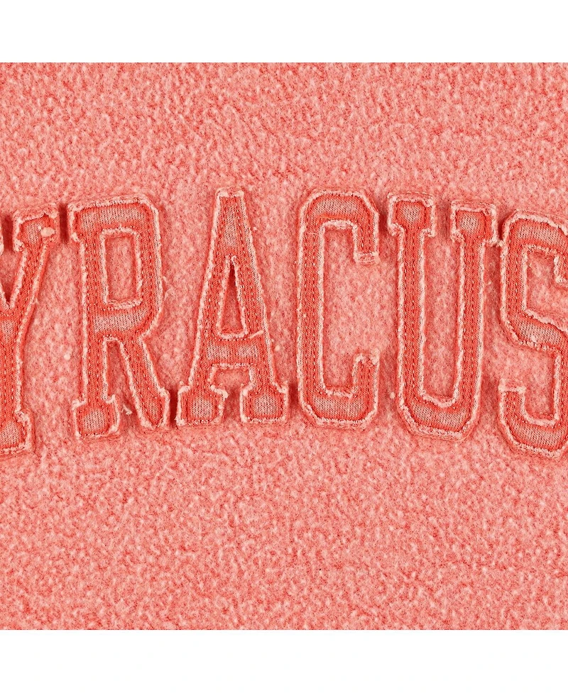 Women's Pressbox Orange Syracuse Orange Ponchoville Pullover Sweatshirt