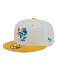 Men's New Era Cream, Gold Los Angeles Chargers City Originals 9FIFTY Snapback Hat