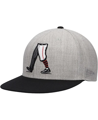 Men's Baseballism Heather Gray Field of Dreams Moonlight Snapback Hat