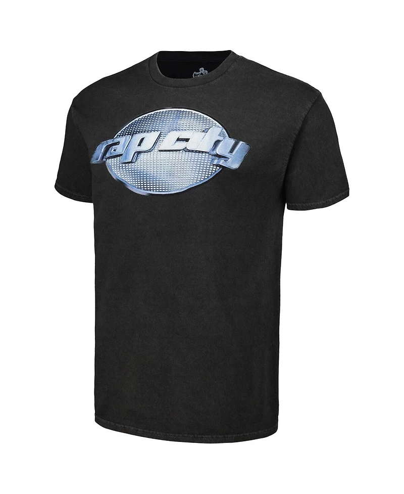 Men's Black 50th Anniversary of Hip Hop Bet Washed Graphic T-shirt