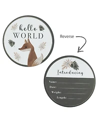 Living Textiles Baby Boys or Baby Girls Hello World Gift Set