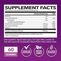 Elderberry Gummies for Adults, Immune System Supplement, Elderberry Flavor, Havasu Nutrition