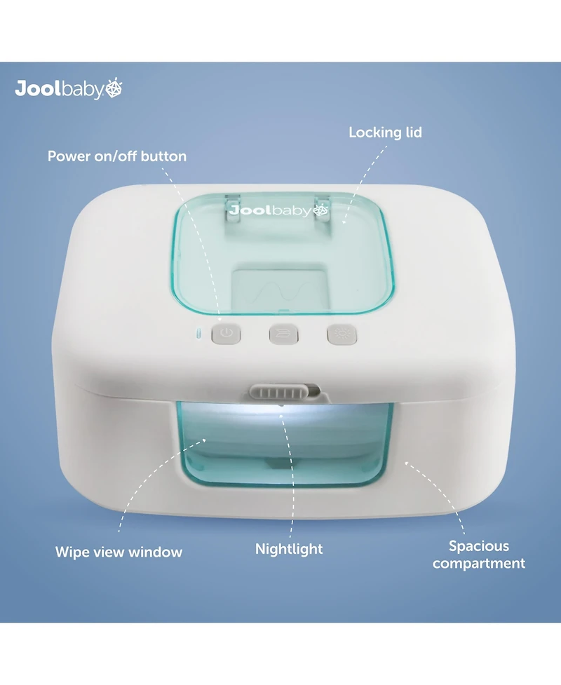 Jool Baby TinyBums Wipe Warmer with Led nightlight