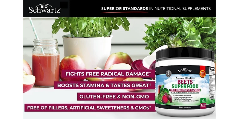 BioSchwartz Beets Superfood Powder, 5.8oz
