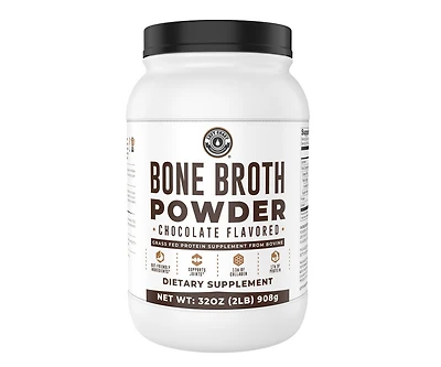 Left Coast Performance Bone Broth Protein, Left Coast Performance, Chocolate, 32oz
