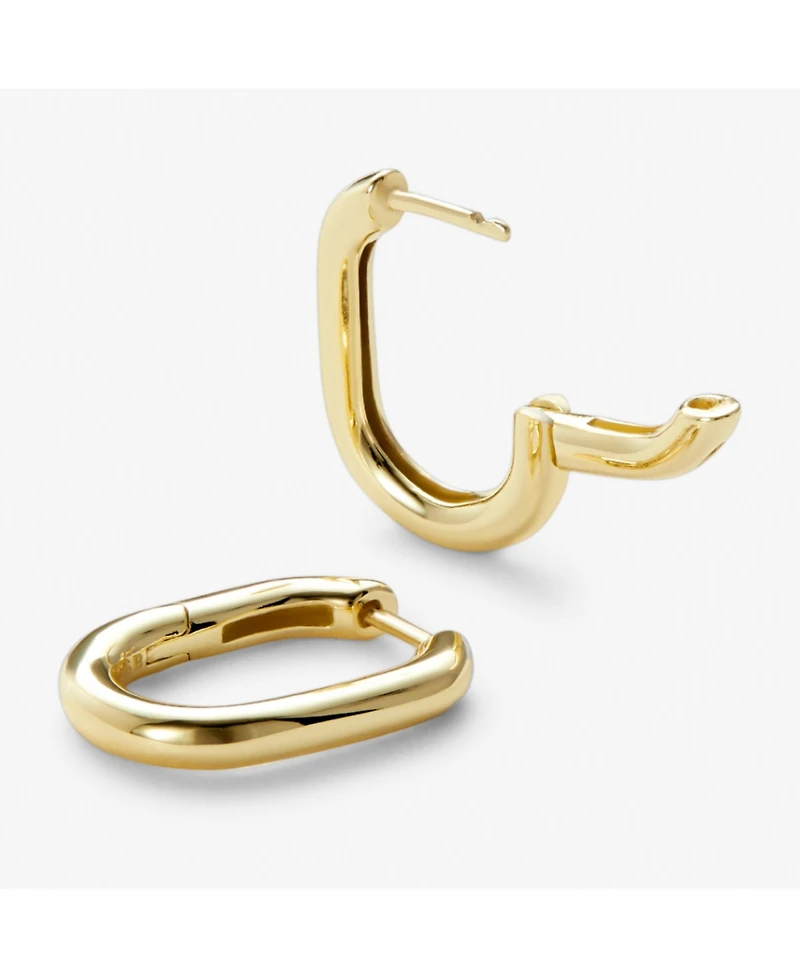 Ana Luisa Silver Hoop Earrings - Rox Small