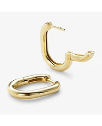 Ana Luisa Silver Hoop Earrings - Rox Small