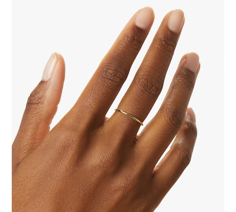 Ana Luisa Gold Band Ring - Stephanie