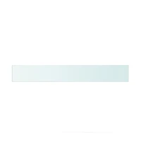 Shelves 2 pcs Panel Glass Clear 35.4"x4.7"