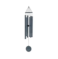 43" Long Metallic Gray Traditional Tuned Wind Chime