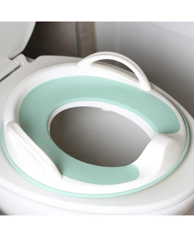 Potty Training Seat with Handles , Splash Guard, Non-Slip & Free Storage Hook - Unisex