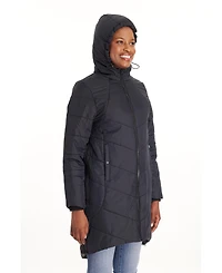 Modern Eternity Maternity Harper - 3in1 Coat Cocoon Mid Thigh
