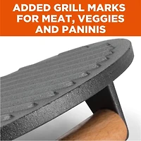 Cast Iron 7inch Round Grill Press