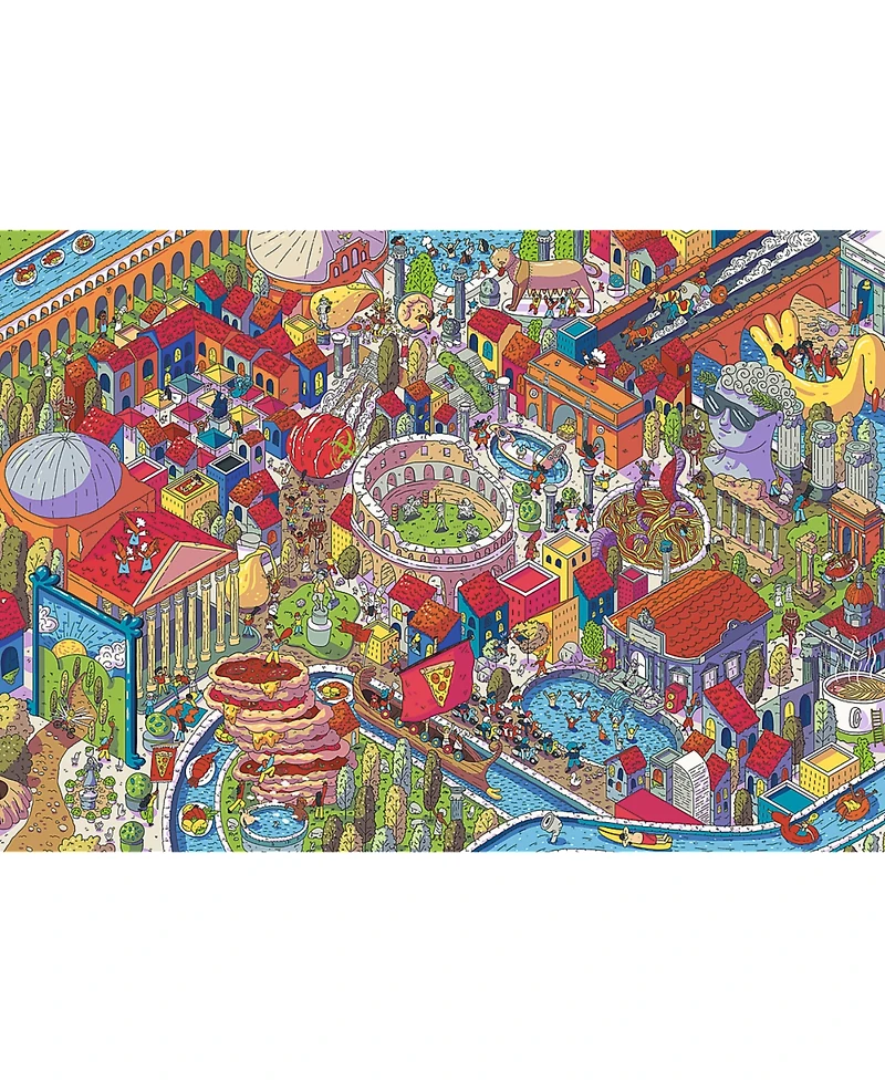 Trefl Prime Eye Spy 1000 Piece Puzzle - Imaginary Cities: Rome