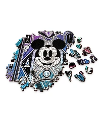 Trefl Wood Craft 500 +1 Piece Wooden Puzzle - Disney's Mickey & Minnie Mouse