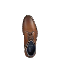 Johnston & Murphy Men's Benton Leather Plain Toe Boots