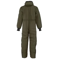 RefrigiWear Men's Iron-Tuff Insulated Coveralls with Hood - Heavy-Duty Cold Weather Gear for Extreme Conditions