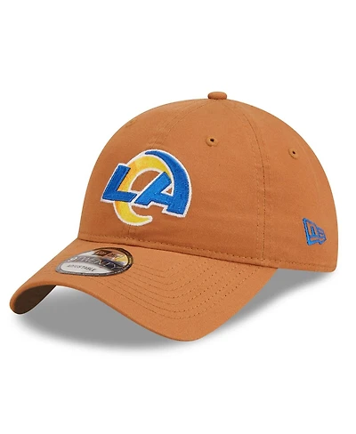 Men's New Era Brown Los Angeles Rams Core Classic 2.0 9TWENTY Adjustable Hat