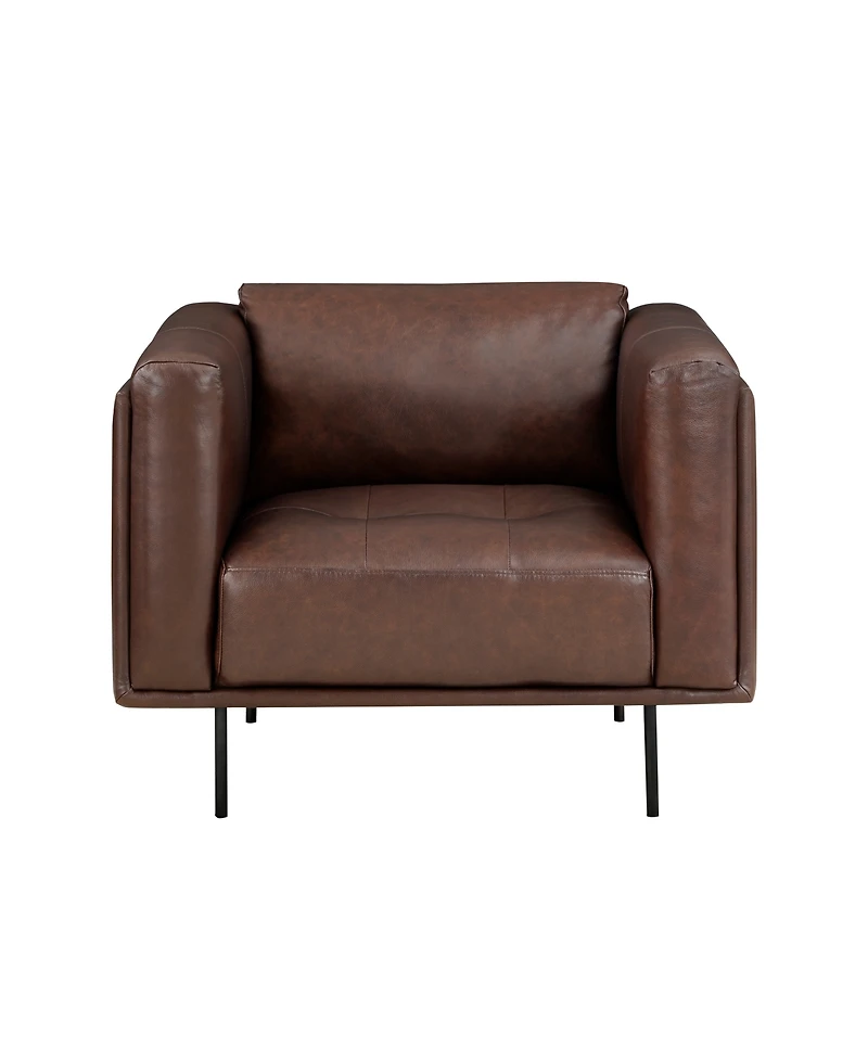 White Label Solaris 39" Leather Chair