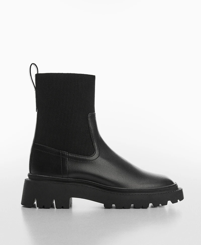 Mango Women's Track Platform Boots