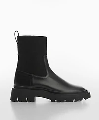 Mango Women's Track Platform Boots