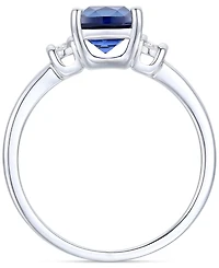 Amethyst (1-1/3 ct. t.w.) & Lab-Grown White Sapphire (1/10 ct. t.w.) in 14k Gold-Plated Sterling Silver (Also in Additional Gemstones)