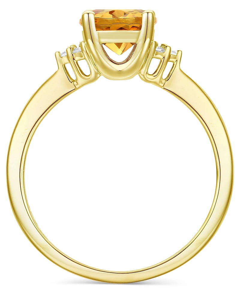 Amethyst (1-1/6 ct. t.w.) & Lab-Grown White Sapphire (1/20 Ring 14k Gold-Plated Sterling Silver (Also Additional Gemstones)
