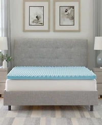 Prosleep 2.5 Gel Infused Convoluted Memory Foam Mattress Toppers
