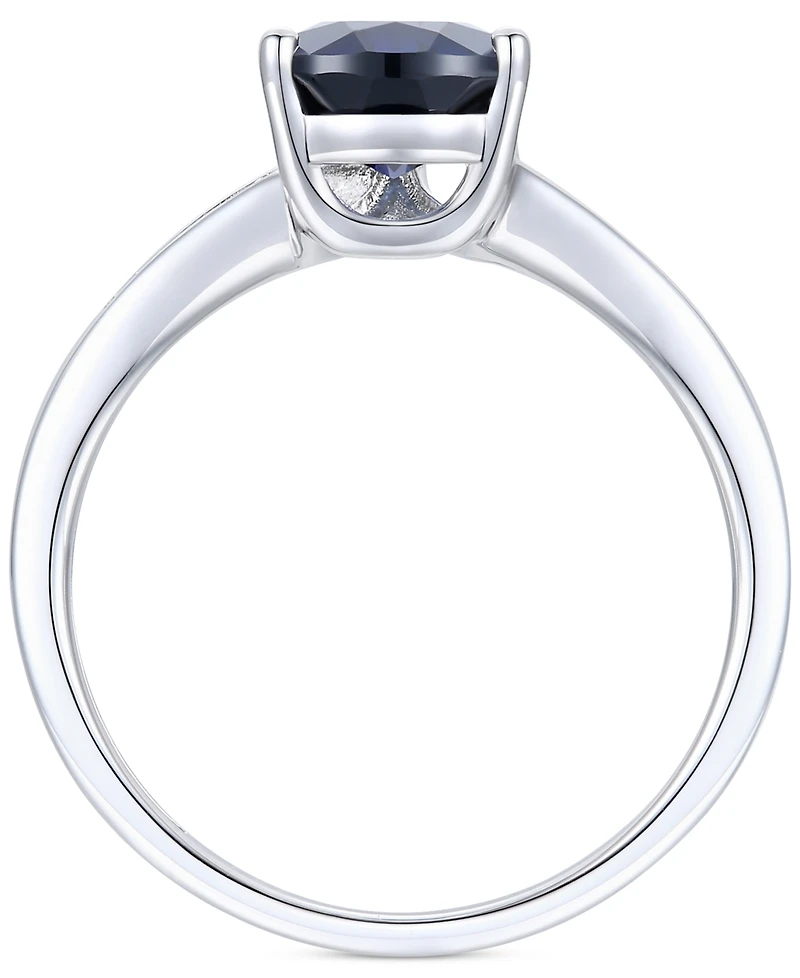 Amethyst (1-1/3 ct. t.w.) & Lab-Grown White Sapphire (1/10 Pear Swirl Ring 14k Gold-Plated Sterling Silver (Also Additional Gemstones)