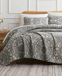 Southshore Fine Linens Ashanti Oversized 3 Piece Quilt Set, King/California King
