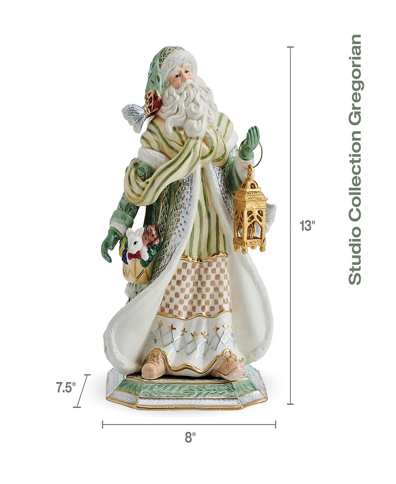 Fitz and Floyd Studio Collection 13-Inch Gregorian Santa Figurine