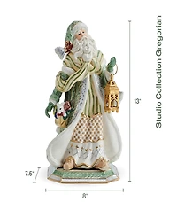 Fitz and Floyd Studio Collection 13-Inch Gregorian Santa Figurine