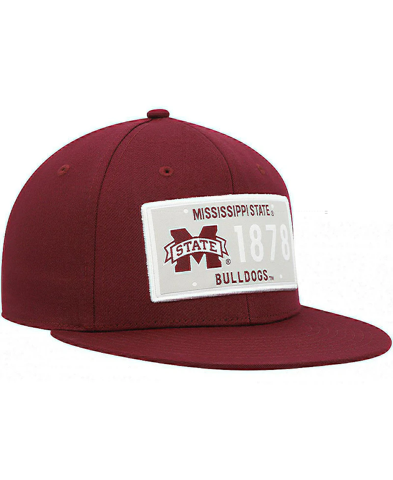 Men's adidas Maroon Mississippi State Bulldogs Established Snapback Hat