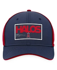 Men's Nike Navy, Red Los Angeles Angels Classic99 Colorblock Performance Snapback Hat