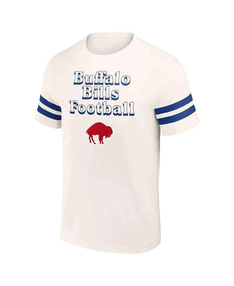Men's Nfl x Darius Rucker Collection by Fanatics Cream Buffalo Bills Vintage-Like T-shirt