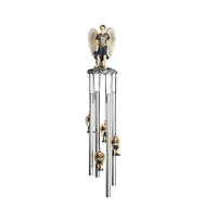 23" Long Archangel Sealtiel Round Top Wind Chime