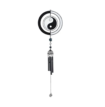 33" Long Ying Yang Oriental Wind Chime