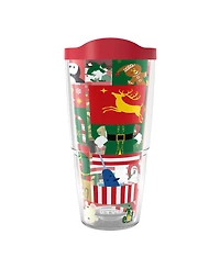 Tervis Elf 20th Anniversary Christmas Holiday Limited Edition Made in Usa Double Walled Insulated Tumbler Travel Cup Keeps Drinks Cold & Hot, 24oz, Cl