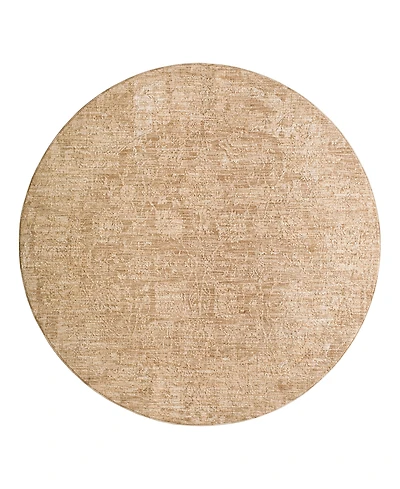 Livabliss Masterpiece High-Low Mpc-2300 5'3" x 5'3" Round Area Rug