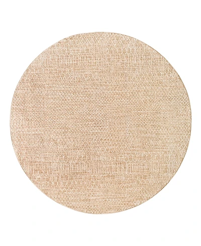Livabliss Masterpiece High-Low Mpc-2302 6'7" x 6'7" Round Area Rug