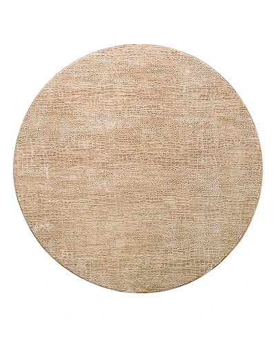 Livabliss Masterpiece High-Low Mpc-2306 7'10" x 7'10" Round Area Rug